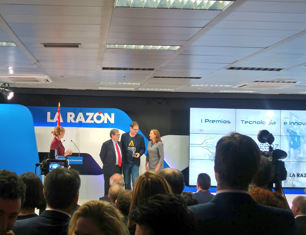 Nos lo llevamos a casa!! <a href="/Intelygenz/">Intelygenz</a> premio a Mejor Partner Tecnológico de la I edición de los Premios Tecnología e Innovación de <a href="/larazon_es/">La Razón</a> Enhorabuena equipazo!!! #wearethebest #InIntelygenzWeTrust #technology #company