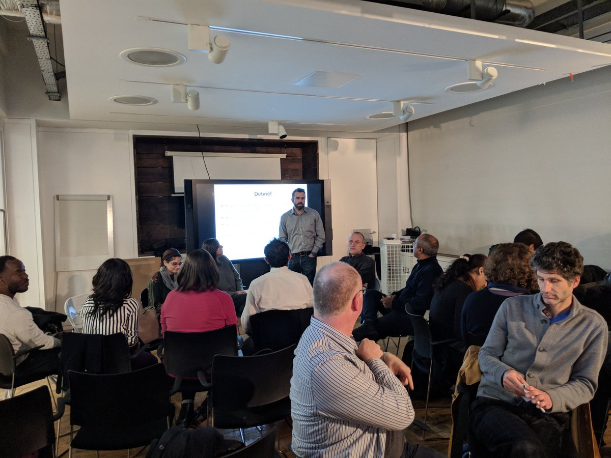 lconnexions's tweet photo. Debriefing #emotion coaching exercise with @PaulKGoddard at #ACElon tonight @ASOS. #Agile #Coaching #Empathy https://t.co/4N2SgvdlUk