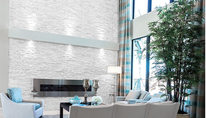 TileDirectCom's tweet image. There’s no better way to stay warm on a cold winter day than sitting by the fireplace! 🔥🤤 Why not have the fireplace surround just as appealing as the fireplace itself with TileDirect’s Ledgerstone line! 🙌  ow.ly/xJ3n30gTSEp #TileDirect #FeatureWall