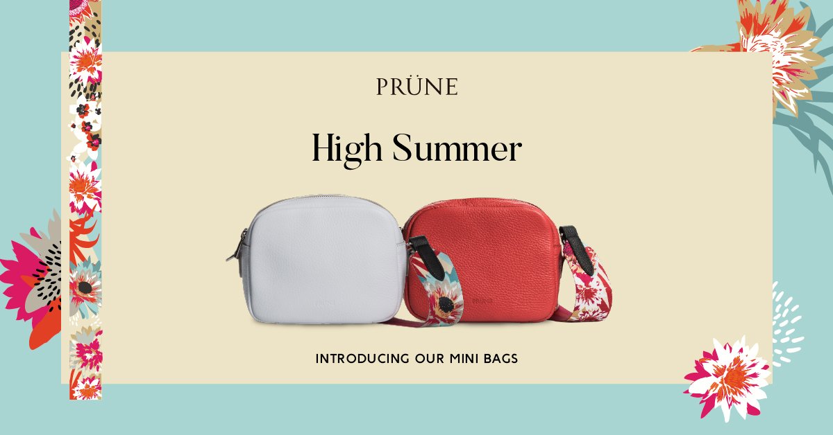 PruneChile's tweet photo. High Summer/ Introducing Mini Bags 
Shop Now: https://t.co/Hfebg5ywN3 https://t.co/Sl4QPBnixk