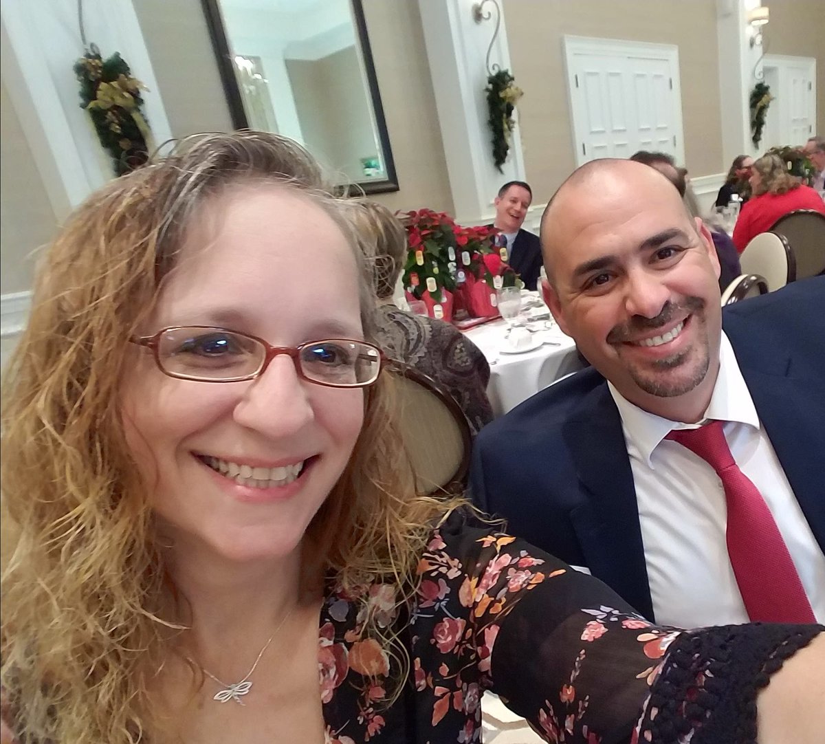 Iamalibrarian2's tweet photo. Ocaem principal breakfast- celebrating with my AP! https://t.co/zpkbWoAMVf