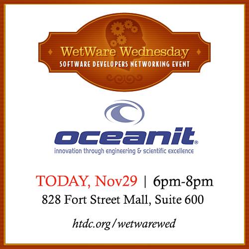 TechHireHawaii's tweet photo. Thank you @Oceanit for powering tonight's #WetWareWed! Woohoo! Registration has closed... but WAIT! Walk-ins will be accepted, and only available to US citizens w/ valid ID at the door. https://t.co/4LuBPCxeTv