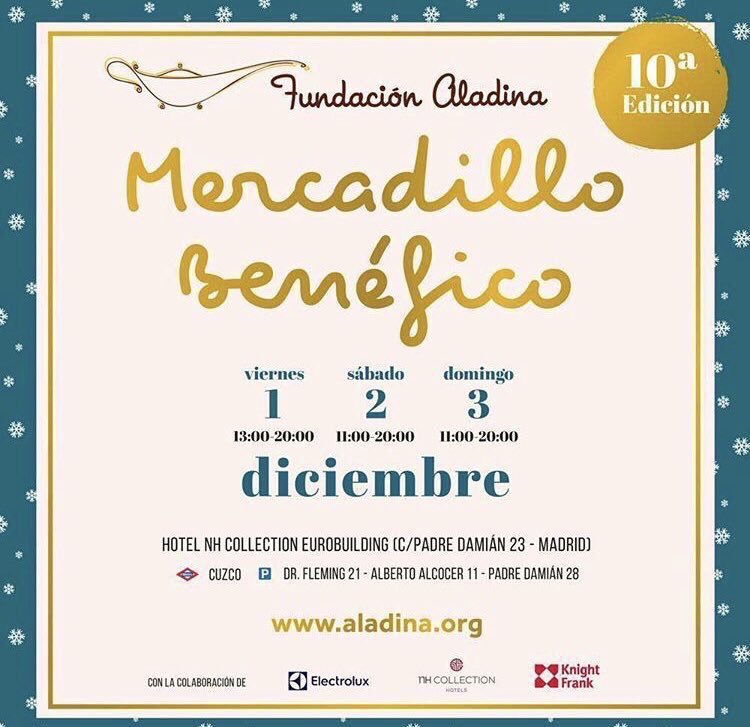 Muchas personas trabajan meses para organizarlo y para que cada año, se pueda recoger un poquito más de dinero para ayudar a los niños enfermos de cáncer. Y ha llegado el día. ¡os esperamos a todos! 
#Mercadilloaladina10 #Mercadilloaladina