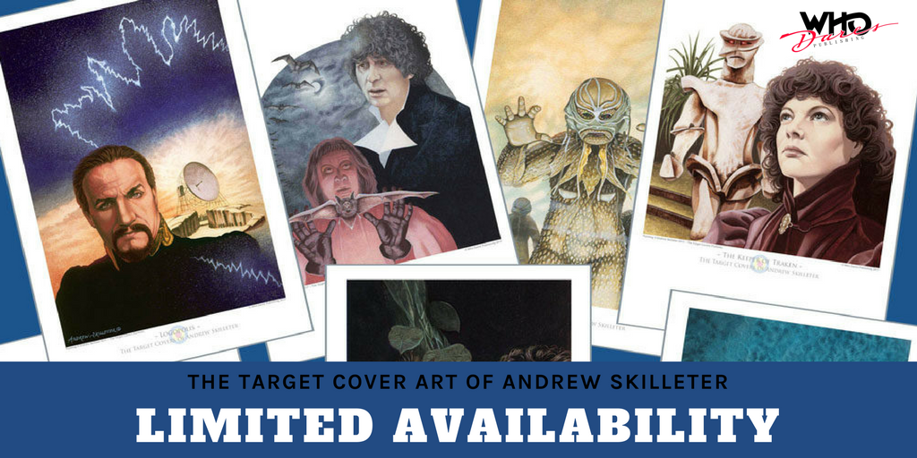 WhoDaresPublish's tweet photo. Only 30 days left to purchase 'THE TARGET COVER ART OF ANDREW SKILLETER' Limited Edition Portfolio featuring a Target Book art themed selection of the Doctor Who W H Allen Target Cover Art painted by Andrew Skilleter. https://t.co/b91EStCSNF #TargetBookArt #DoctorWho #WHAllen https://t.co/tGTjSOUJSY