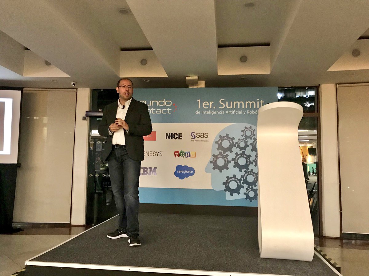 MundoContact's tweet photo. Más de 100 millones de personas ya están usando la tecnología cognitiva de Watson, y muchos no lo saben.- David Ruiz, de @ibm_mx #SummitIA https://t.co/kAJGrDrrN1