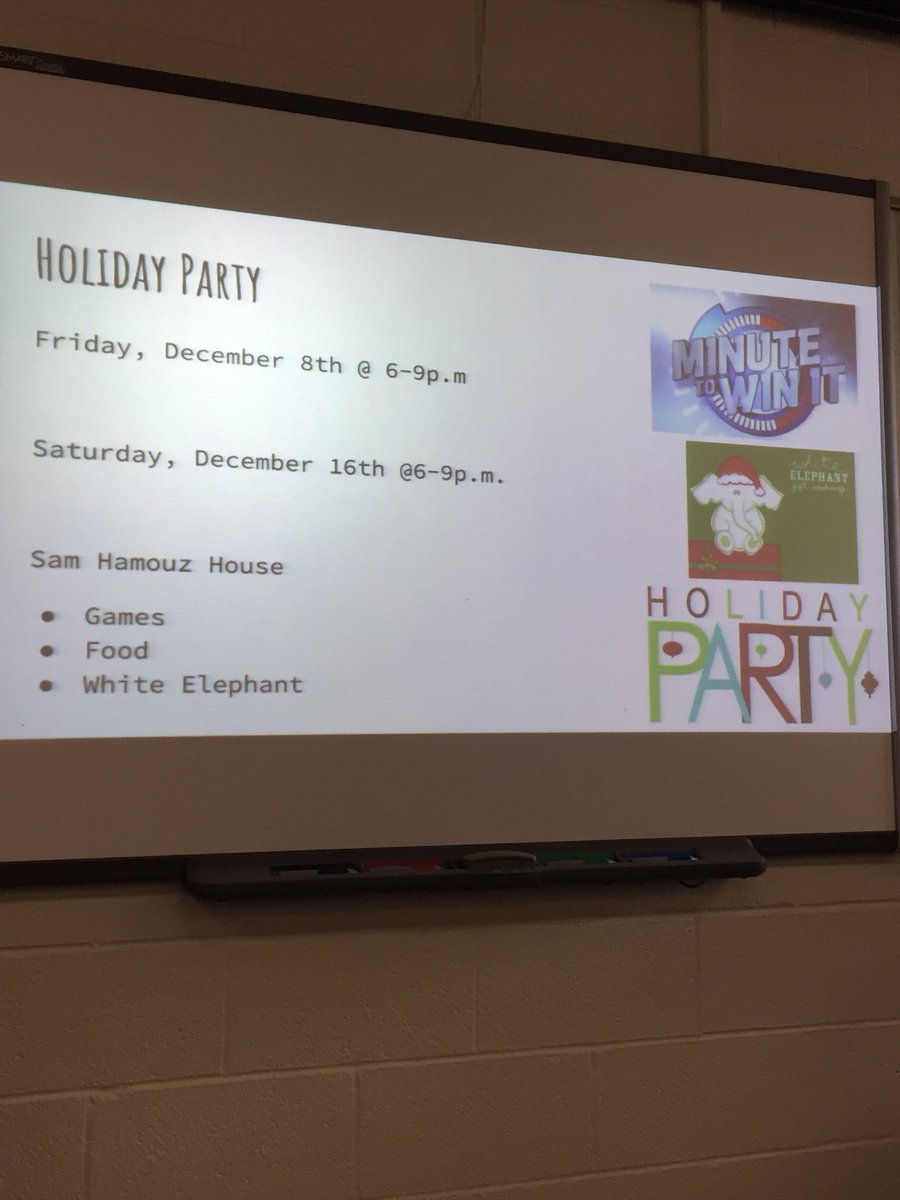 CSHS_DECA's tweet photo. Lots and lots of info was covered in today’s meeting! Here are some key slides to know of for this month🌲❄️ (Be sure to sign up for AT LEAST one volunteer shift for the Carefree Christmas Festival!) https://t.co/93DbLpizvS