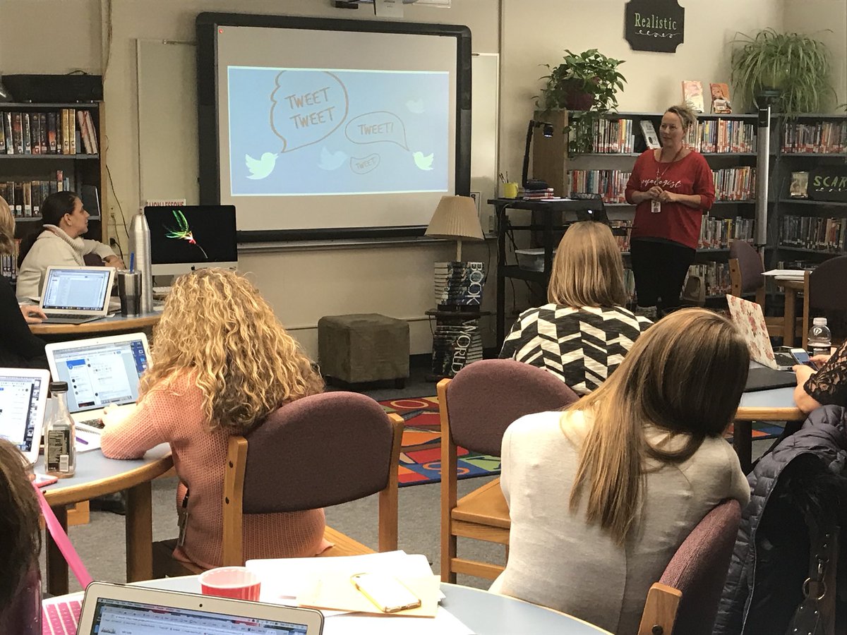 JeffKnappD36's tweet photo. @MrsJohnsonD70 and @techcoachvipD70 teaching the staff a bit more about Twitter and hashtags! #abouthashtags #ironic #d70raptors https://t.co/Y6812oSZuh