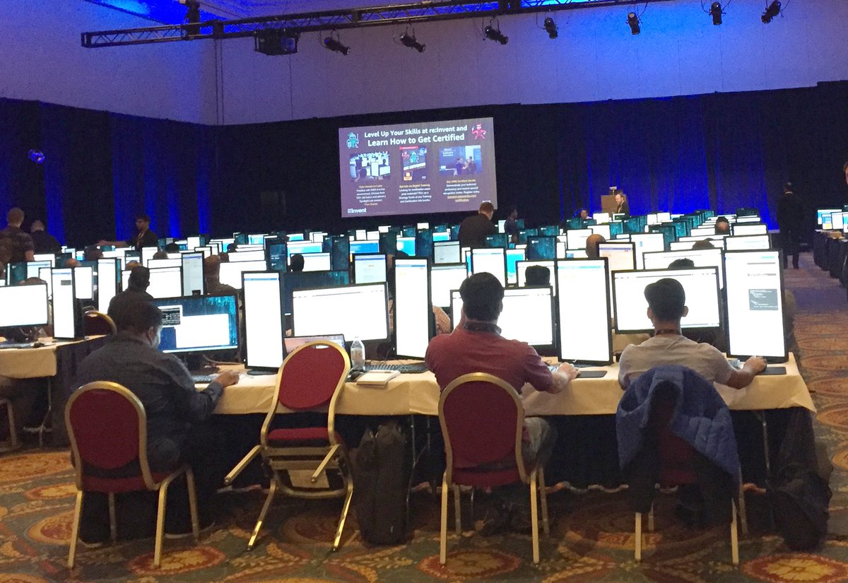 Proud to power <a href="/awscloud/">Amazon Web Services</a> #reInvent with <a href="/GilmoreGlobal/">Gilmore Global</a> using VitalSource Bridge to deliver all learning content.