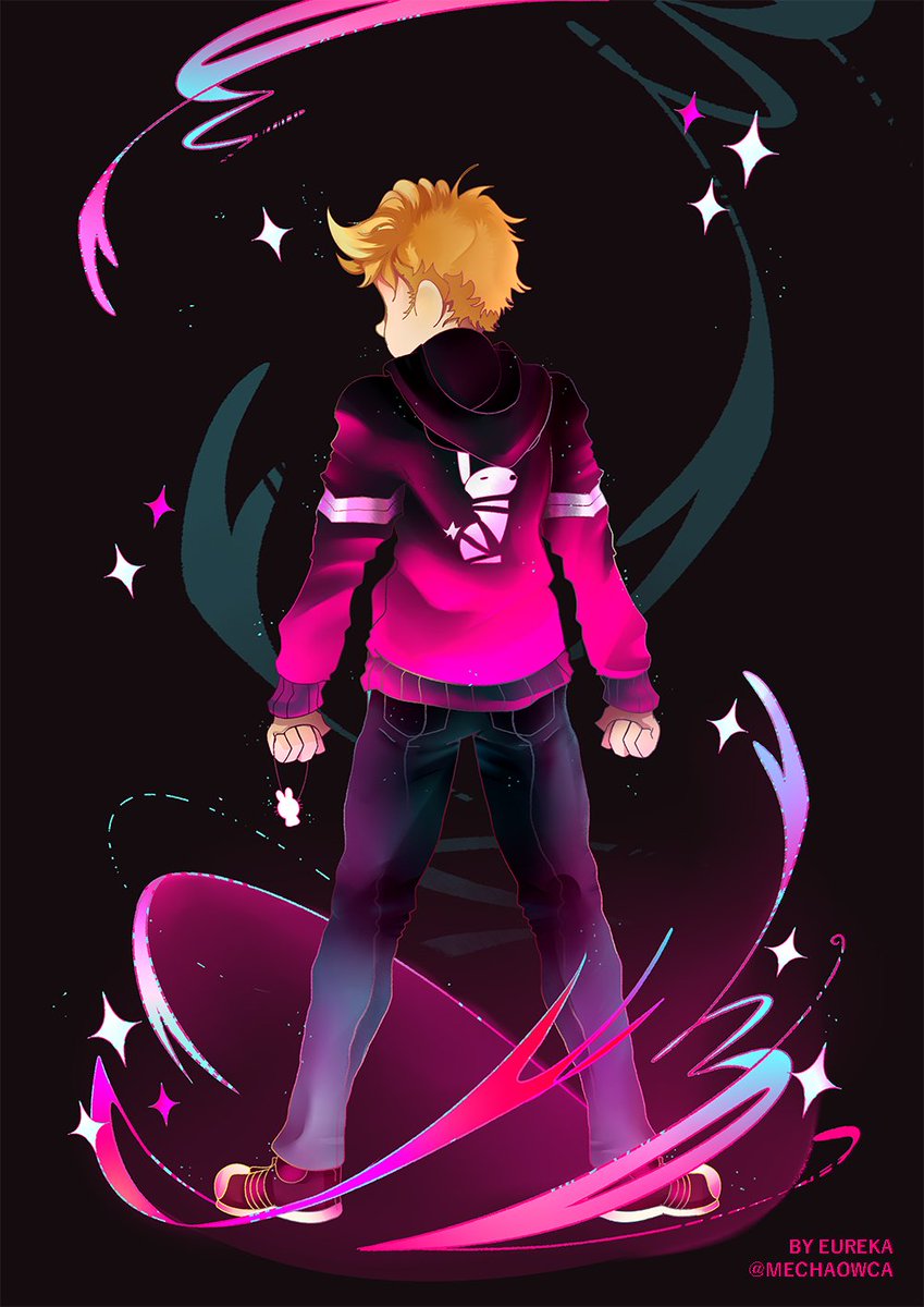 MechaOwca's tweet photo. #Commission for @Konrad_Olchus, he as the super-hero #Lappin 🐰 from the #Miraculous Universe, after and before transformation. Do you think he's "miraculous" enough? ✨✨✨Design by me. [[ #artbyEureka #artbyme ]] https://t.co/GbVxBa4A7a