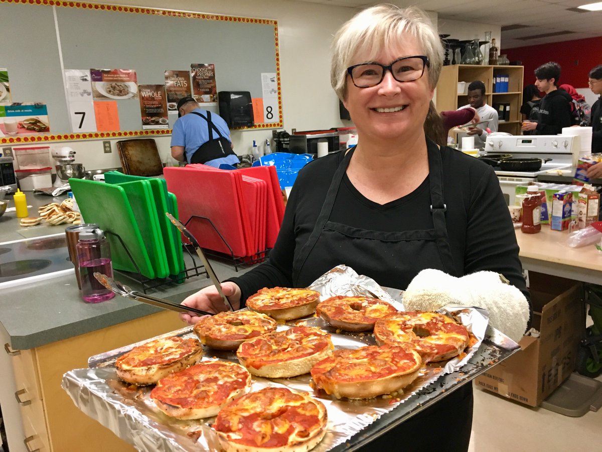 AdrienneLambCBC's tweet photo. Sharing some more pictures from our time at @melazerte High School. 150 staff, 2,000 students &amp; a whole lot of FUN! You can catch them on #cbc TV Saturday at 10 a.m. https://t.co/U77AZzDCSZ