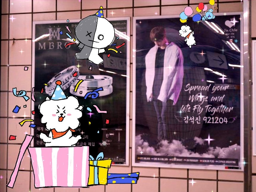 _JinChile's tweet photo. December Boy Project is already at Hakdong Station!! 

We are so happy doing this for first time to celebrate Jin's birthday 😢💕

Thanks to every fanbase and all Pinkus who support us and help us in any kind of way 😭💕💕

#진 #JIN #BTS #방탄소년단 #김석진 #석진 https://t.co/fqjRIcNyK6