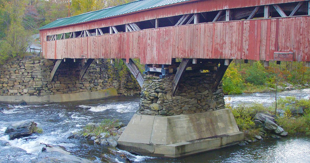 CathedralStone's tweet photo. The Taftsville Covered Bridge is a rare example of early vernacular wooden truss covered bridges in the United States. Due to the permeability requirements, CSP specifically designed Historic Pointing Mortar and Injection Grout for this historic rehabilitation project. https://t.co/uI3B9gKYfA