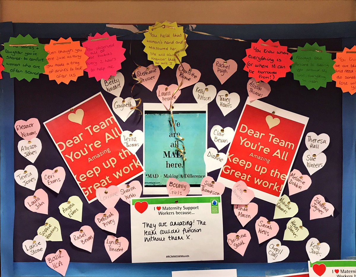 rachelafielding's tweet photo. #RCMMSWMonth @CwmTaf celebrating our wonderful Maternity Support Workers. The Diamonds in our Crown, πloved by women & midwives alike. π€π https://t.co/zgME3zswBs