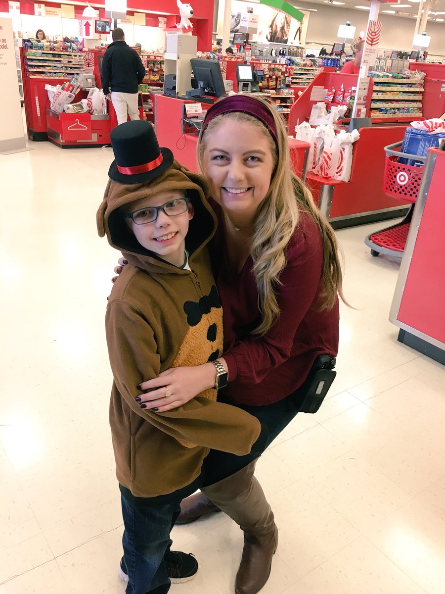 KatieTargetLady's tweet image. Connor’s @MakeAWish ⭐️ came true at T1509 🎯 today! We were honored and humbled to have him shop with us. Have so much fun with all of your Minecraft and 5 Nights at Freddy’s finds!!! ❤️🎯💫