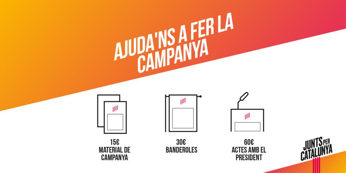 KRLS's tweet photo. La candidatura de @juntsxcat és la llista de la unitat, la dignitat i l’esperança. Ajuda'ns a fer una campanya històrica que derroti el tripartit del 155. https://t.co/CaIg6858Cl https://t.co/kW27IEs7Ic