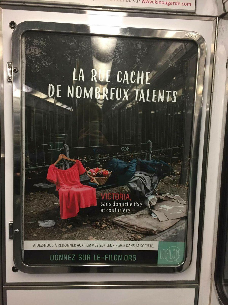 benjpgallet's tweet photo. La campagne du Filon dans le métro #le Filon #ViolencesFaitesAuxFemmes https://t.co/eTXrCkXVOY