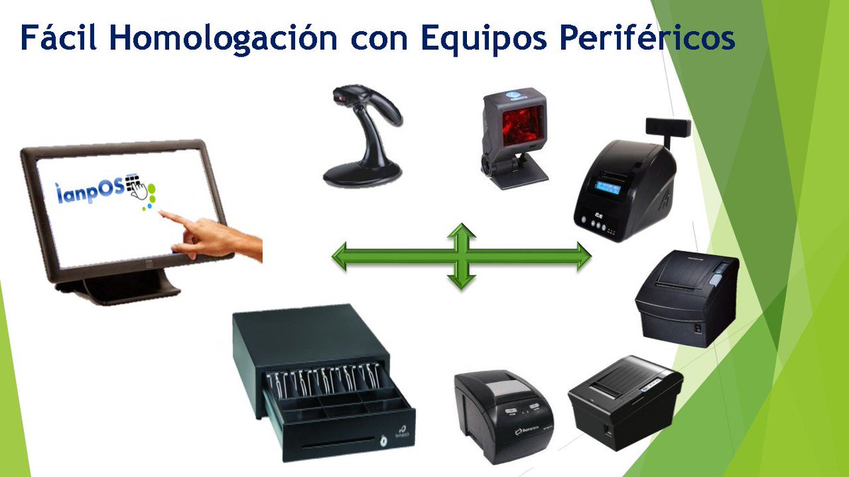 ianpOS_'s tweet photo. #ianpos permite integrar homologar fácilmente el equipo periférico que manejes en tu negocio :Caja Portas billetes(gaveta de dinero),Escáner lector código de barras, Impresoras de Etiquetas,Visores de precio e integraciones,Dispositivos Biométricos. https://t.co/dzCUQneSDJ https://t.co/gGkwer3sba