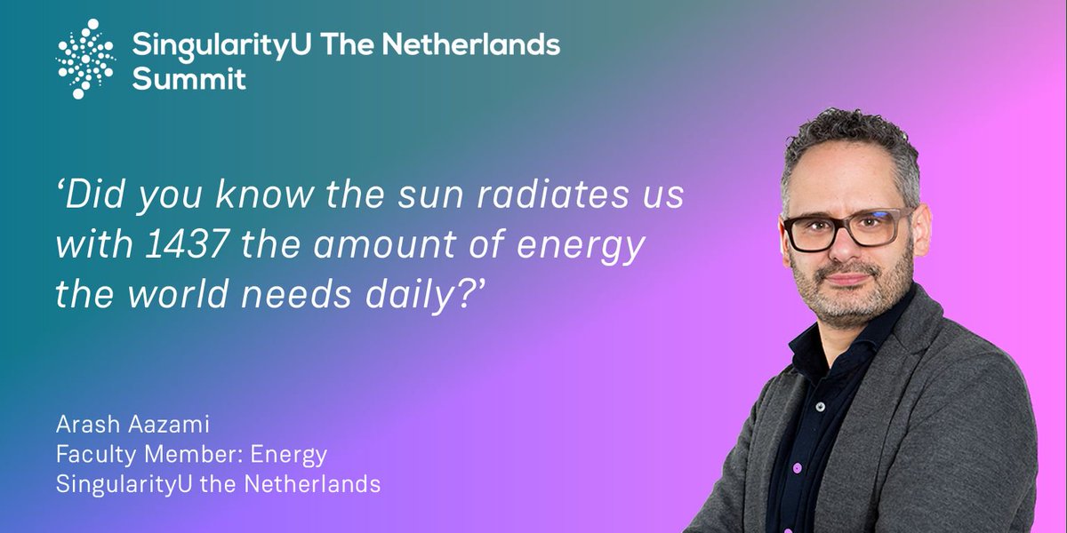 subenelux's tweet photo. The sun supplies all the energy we need. #solar #SUNLsummit https://t.co/QrILdGALKO