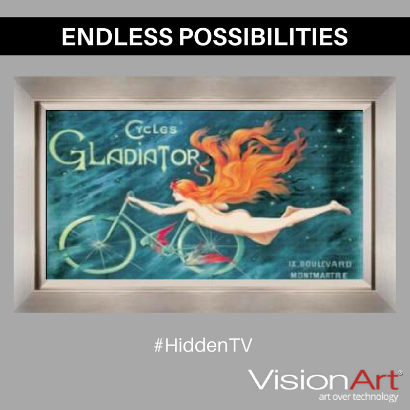 VisionArtGal's tweet photo. No need to choose between style or entertainment! #visionartgalleries #interiordesign #tvconcealment #audiovideo #hiddentv #artovertv https://t.co/m8QIB7LoMj