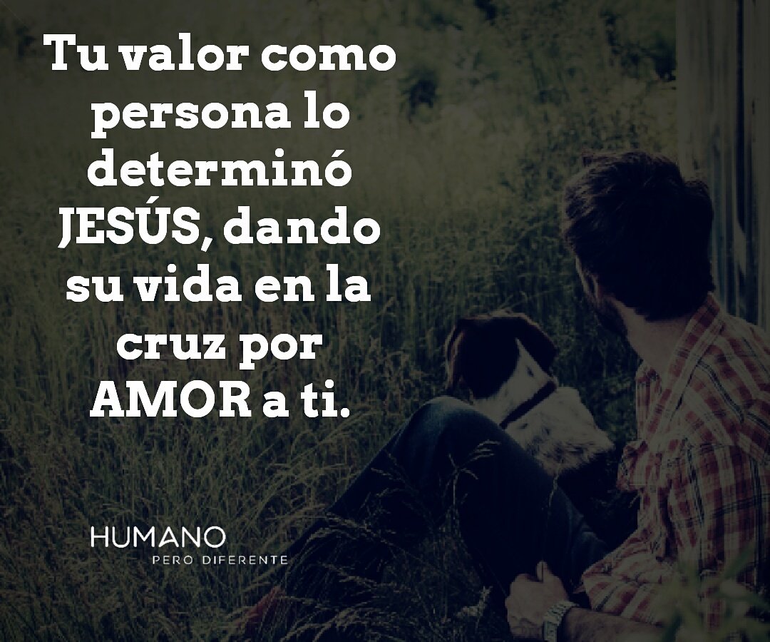 humanopd's tweet photo. No asocies tu valor como persona a un cuerpo, a tu estatus social o económico, a tu físico o estatura. Vales lo que vales porque JESÚS dió su vida en la CRUZ por AMOR a ti. 

#HumanoPD #Jesús #jesusfreak #jesuschrist #Dios #Fe #biblical #MiercolesDeGanarSeguidores https://t.co/5UdjYAigxQ