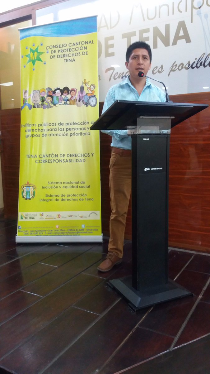 cderechostena's tweet photo. La @alcaldiatena a través del @cderechostena desarrollaron la elección y designación de los representantes principal y alterno de personas adultas mayores al #CCPDT, 2017-2021. Representantes electos: Edgar Cesén (principal) y Rosario Atahualpa (alterno). https://t.co/E8XKJTs2n5