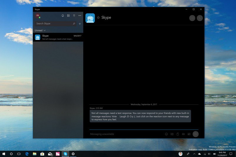 WC_Headlines's tweet photo. Skype for Windows 10 receives touch of Fluent Design in latest update https://t.co/xlqPmMY9O6 https://t.co/jnElOIkcFf
