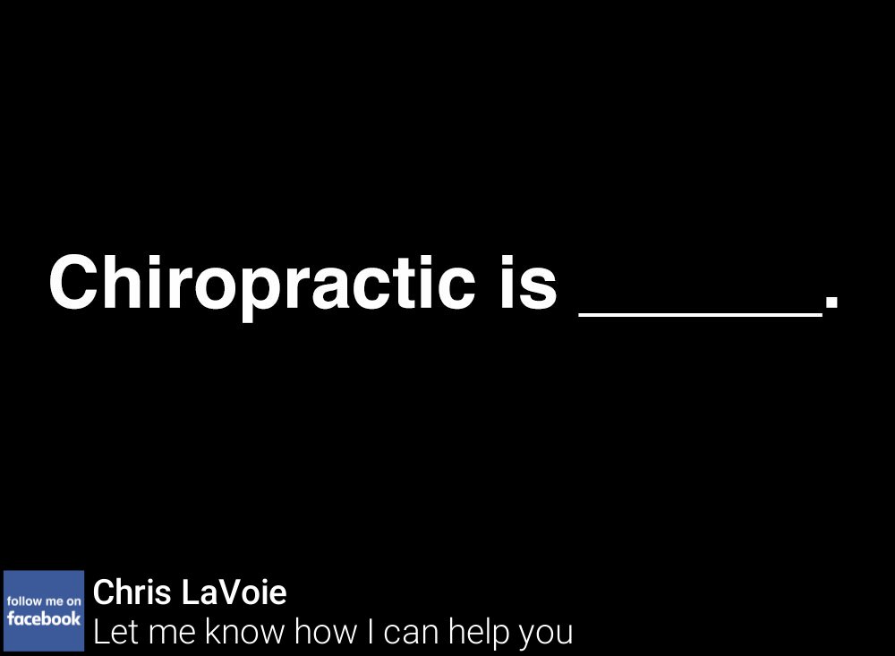 ViVOwethersfld's tweet photo. What does #Chiropractic mean to you? https://t.co/DC2oUUn6AQ