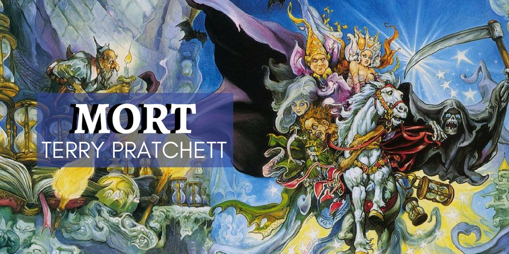 WickedWriting's tweet photo. Looking for a good read? Pick up Terry Pratchett's #Mort, a story about Death's apprentice and the job that, literally, killed his love life... #ReadingRec https://t.co/kUatw6mBOj