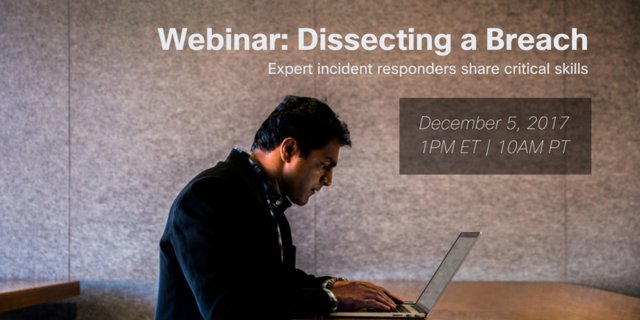 jsroy's tweet image. Cisco Incident Response experts make every second count. Learn how they do it. Join this #cybersecurity webinar: bit.ly/2AfyCaV