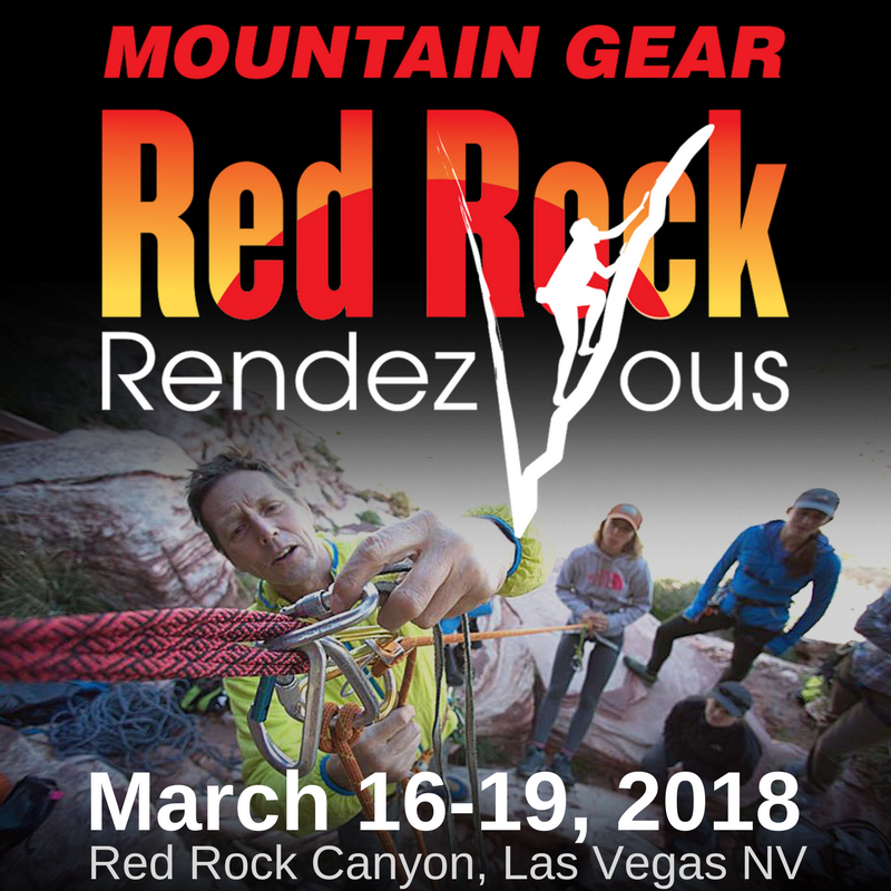 <a href="/MountainGear/">Mountain Gear</a> Red Rock Rendezvous is coming soon. Register now to be sure you have a spot at America's best outdoor climbing festival. March 16-19, 2018 in Red Rock Canyon. Get more info here: bit.ly/2ikqqj5