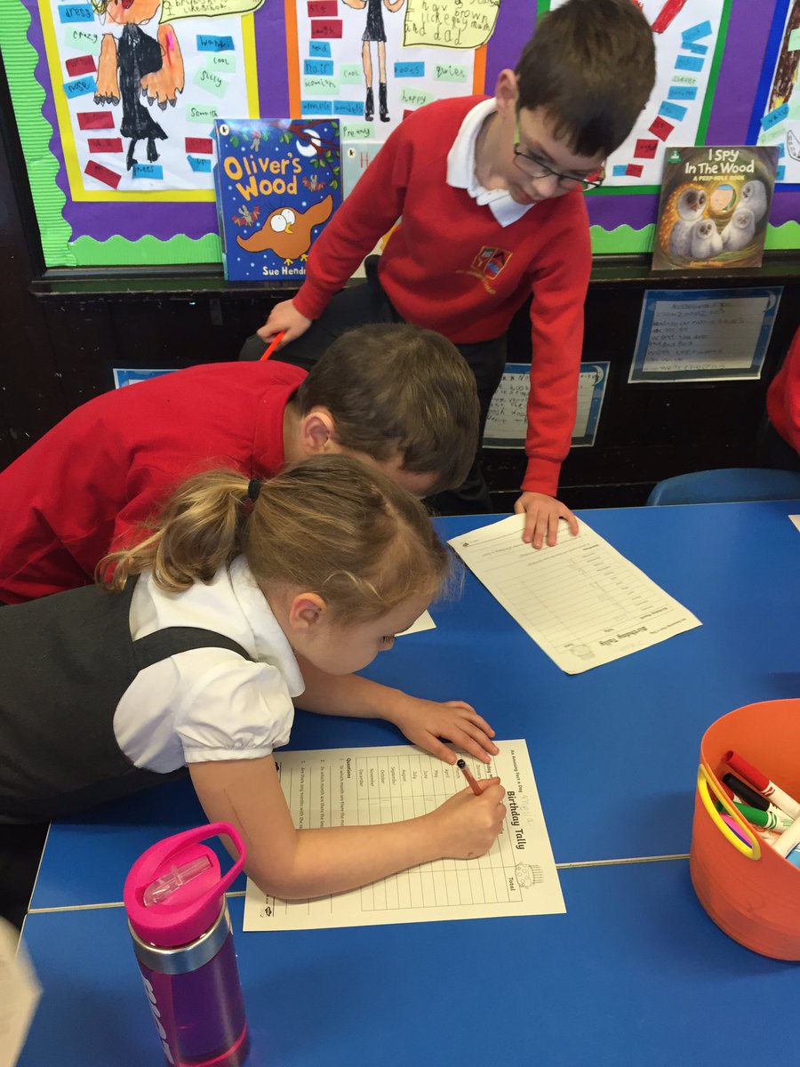 AyrGrammar's tweet photo. P2 and 3 surveyed each other this morning to gather data on our birthday months. #informationhandling #tallymarks #mathsinaction #frequencytables #communication https://t.co/iWALQawGlI