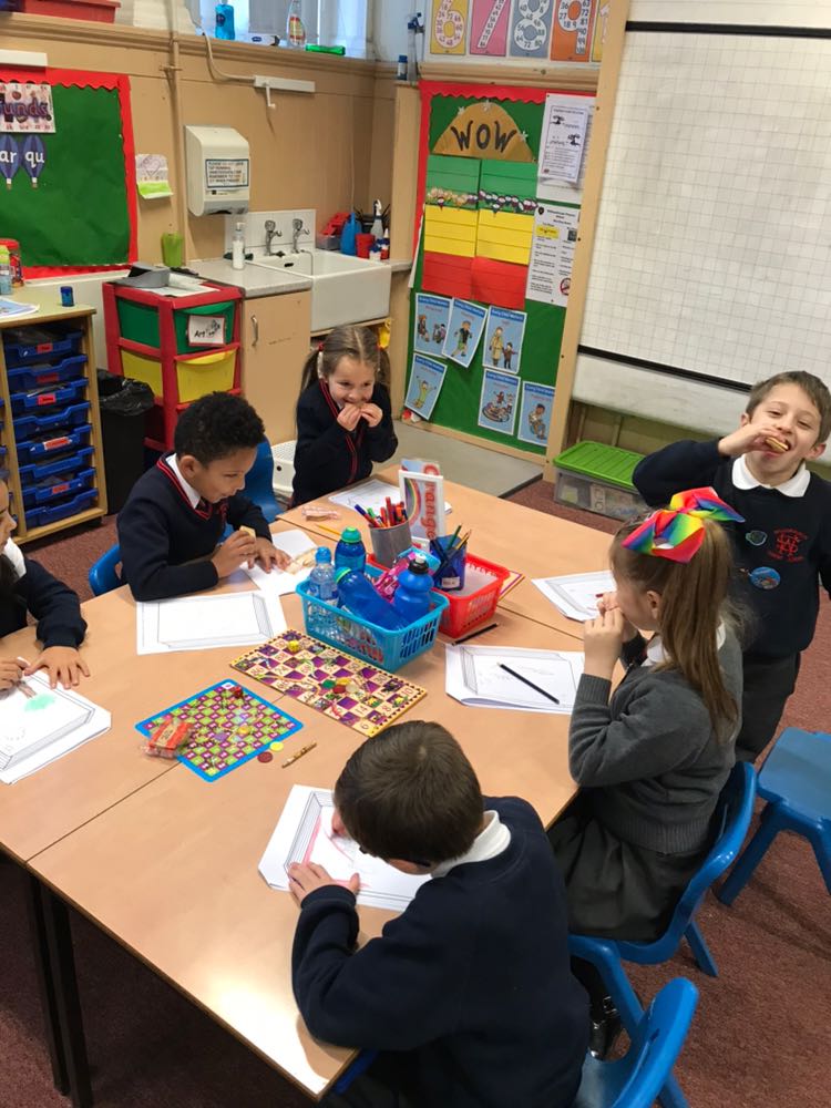 WBurghPrimary's tweet photo. Today we had a Book, a Biscuit and a Boogie to share what P2 and P3 have learned about their #ReadWriteCount books. #BookWeekScot #WillybugsReads P7s came in to see what they'd been doing. https://t.co/O7f7R77b3F