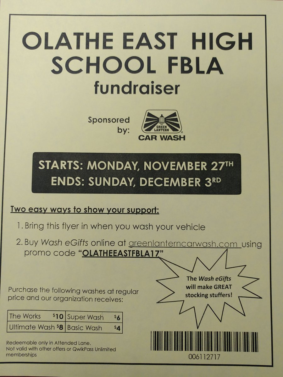 bellfgehs's tweet photo. Hey @HawkNationOE , how's that car of yours looking? Please consider supporting the Olathe East chapter of our Future Business Leaders Association as they raise money for their Nationals trip this summer! Thanks! @OE_FBLA https://t.co/jcOcOfLUkL