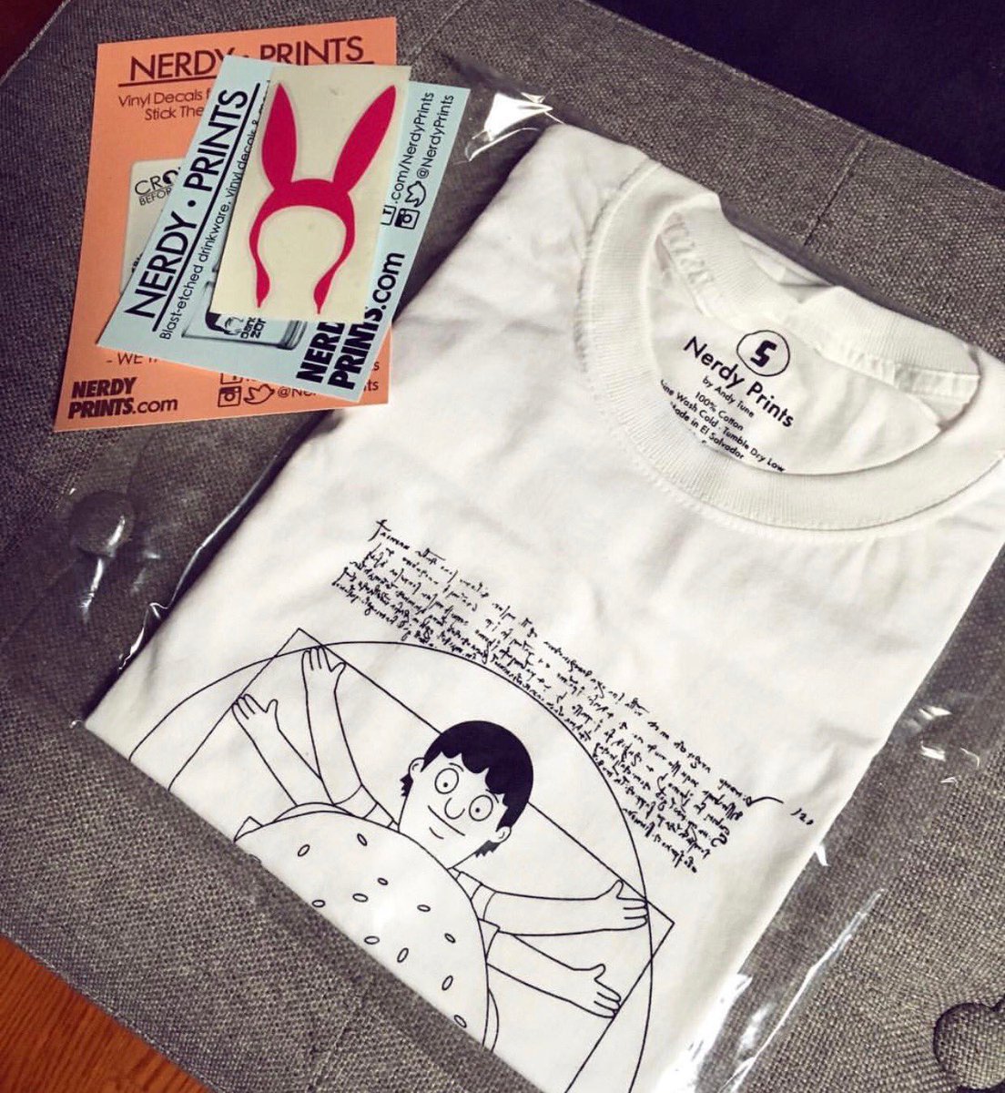 lettuce_ketchup's tweet photo. Do yourself a favor and go check out the awesome products @nerdyprints has to offer! Awesome gifts for fans of Bob’s Burgers, Rick &amp; Morty, Archer, Guardians of the Galaxy and more! https://t.co/Cpm6xDkFpY
