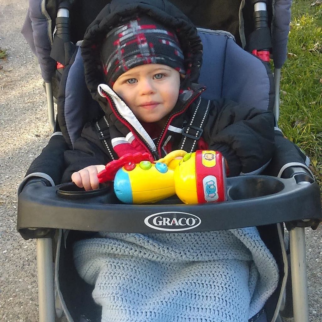 NatureGuyTy's tweet photo. Stroller ride today with his new coat and hat! He’s not a big fan of hats yet lol #Family #Love #MyBoy #MySon #Fatherhood #ReadyToGo #StrollerRide https://t.co/xP08jCGXal https://t.co/f85jrD6Pmj