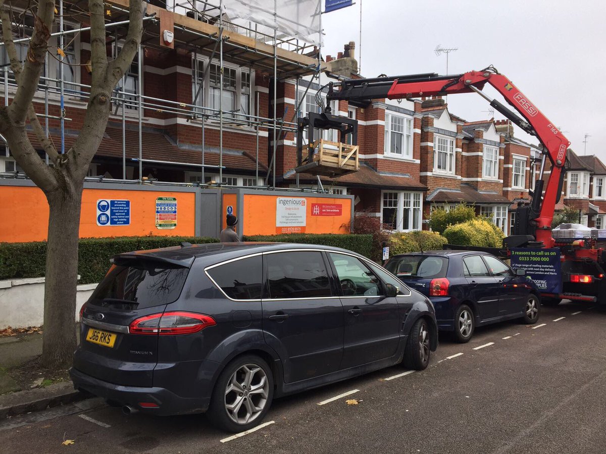Ingenious_const's tweet photo. New site in Crouch End https://t.co/BGeZjL9jES