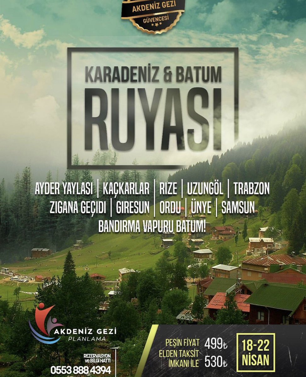 AkdenizGezi Planlama (@akdenizgezii) on Twitter photo 