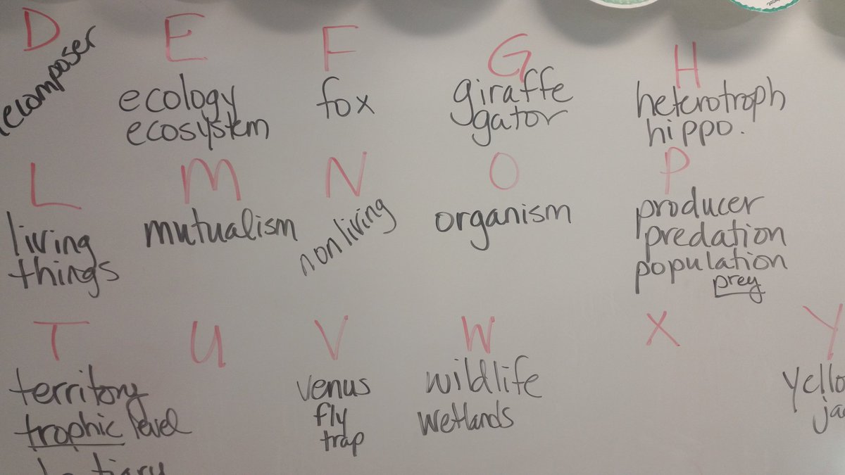 krob5570's tweet photo. Alpha blocks to introduce Ecology to my CP biology students! #ahsliteracy https://t.co/8NoKeyM2wy