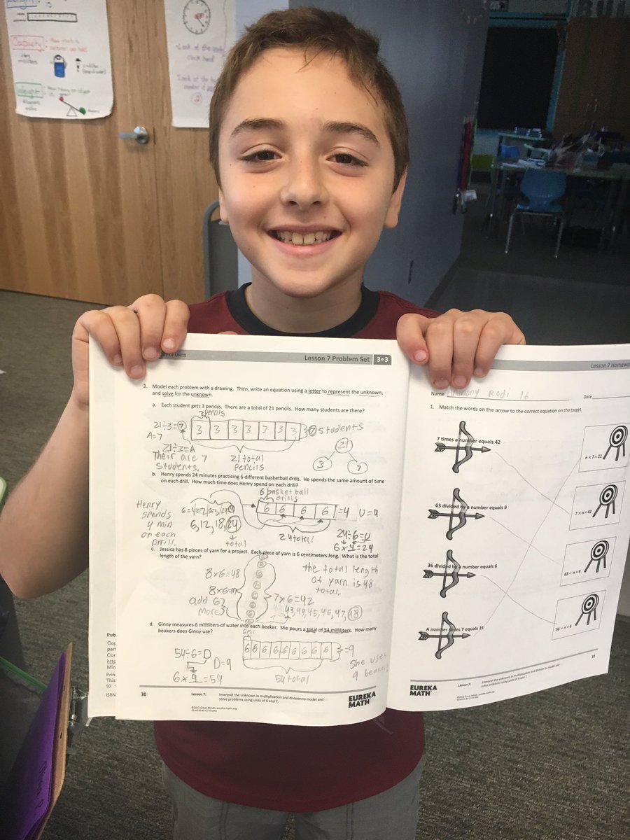 ChrisChurchMath's tweet photo. Love the smiles when kiddos are super proud of their work! RDW Overload! #PascoMath https://t.co/Iq6XvzZyyG