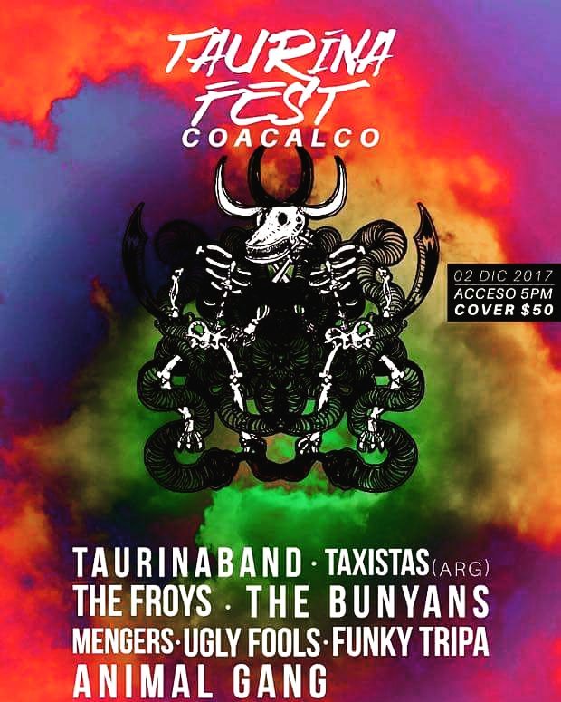 Este Sábado empezamos la aventura Mexicana en Coacalco, Estado de Mexico, junto a grandes bandas en el Taurina Fest #livemusic #fest #Mexico #Argentina