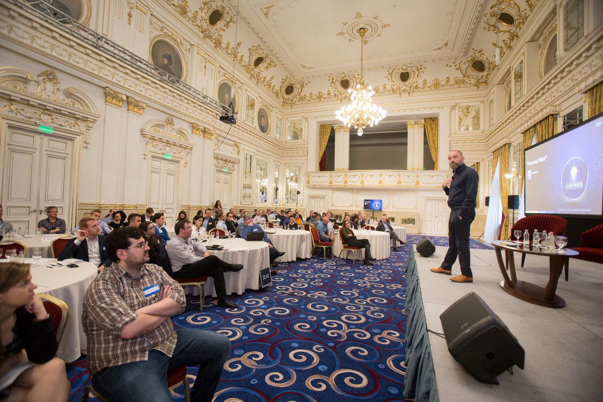 suzfishman's tweet photo. The bar has been set for the most beautiful event space I have held a training in!! Missing Budapest and the #CogniWeek team. @corinthiabud https://t.co/YZ9XBaoH0S