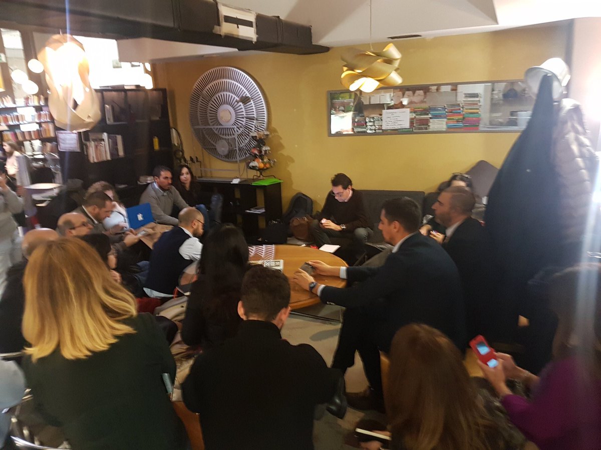 marcolaudonio's tweet photo. #PAsocial bagnata PAsocial fortunata! questa sera sotto il diluvio ma quasi puntuali (miracoli a #Roma) è nata la sezione regionale della nostra associazione. E proveremo a lavorare a una #summerschool sulle nostre coste... #micasoloEneaeUlisse! stay tuned 😉 https://t.co/mRSoRbUBNg