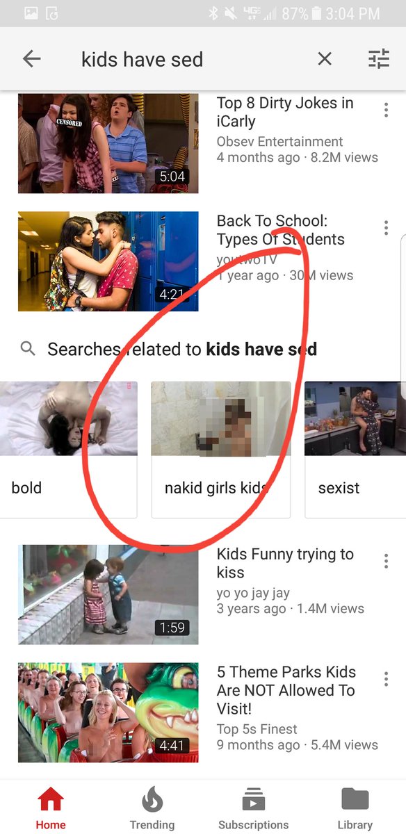 AsteriskG8's tweet photo. @MikeKirka33 @JackPosobiec New child porn found on youtube

"nakid girls kids" is promoted suggestion

Thumbnail is a topless toddler. Image is still on @youtube and unblurred  

#pedotube #ELSAGATE #SEARCHGATE #ASTERISKGATE https://t.co/FXE0LrVv6I