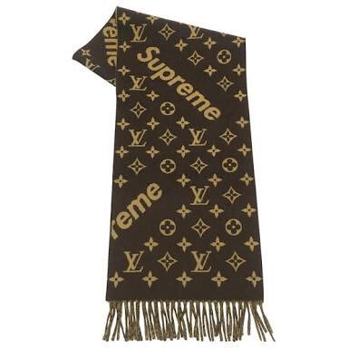 Louis Vuitton x Supreme Wool 2017 Scarf