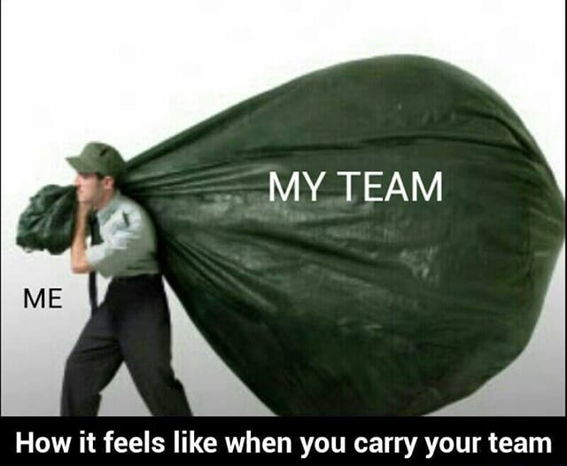 LOLCarries's tweet photo. Lets be honest. We have all been in the bag.. #LeagueOfLegends #carried https://t.co/iTEWZ3TsTy