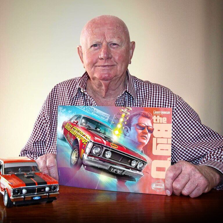 JustDragRacing's tweet photo. Aussie drag racing legend, The Big ‘O’ Larry Ormsby releases stunning book on his years racing Ford-backed GT Falcon Muscle Cars. It’s brilliant!! 

To order: https://t.co/4byXy2JD0d 

#GTHO #MuscleCars #GTFalcon #andra https://t.co/yJxdWp6M1i