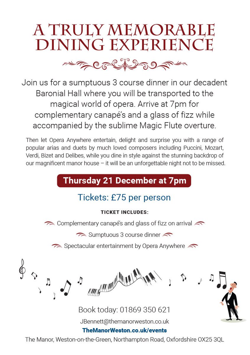 SingingWaiterUK's tweet image. A fabulously different way to entertain friends, colleagues and clients at Christmas! @themanorweston 
#TheMagicOfOpera
operaanywhere.com/events/the-mag…