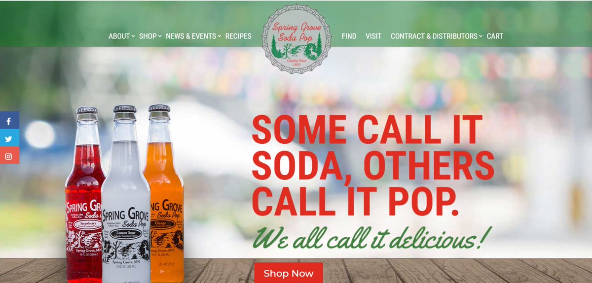 SpringGroveSoda's tweet photo. Spring Grove Soda Pop is pleased to announce the unveil of our NEW website!!
Check us out at our new online home: https://t.co/qpTgttWigr
#SpringGroveSodaPop #NewWebsite https://t.co/LN9KMtXWbv