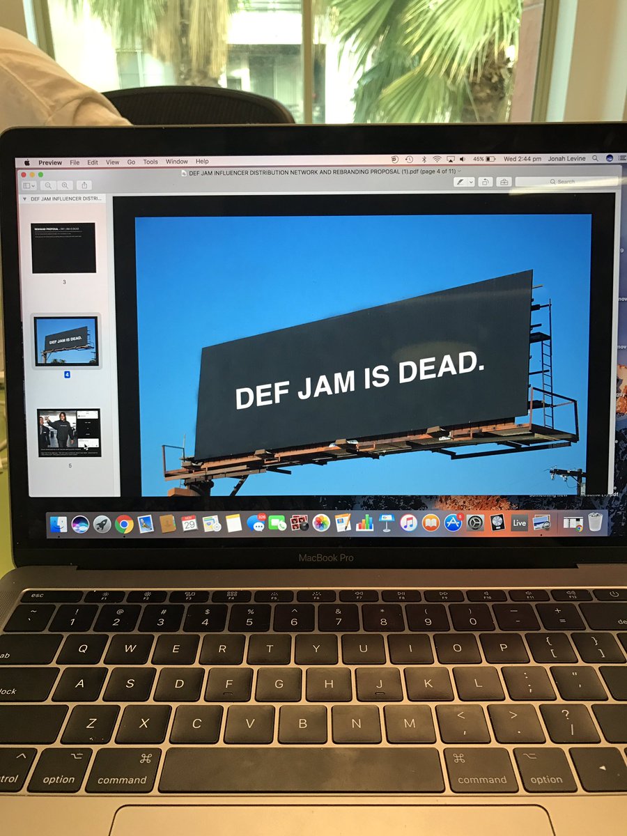 _JonahLevine_'s tweet photo. Proposed this re-branding concept to Def Jam October of 2016 and they said it was "smart but detrimental". 

Ok, buddy... https://t.co/Nvrg1JpNP7